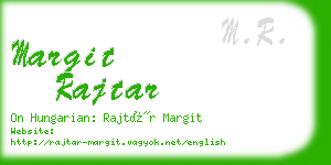 margit rajtar business card